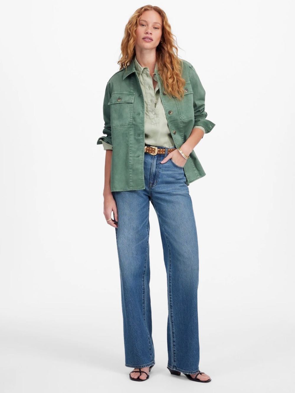Madewell Perfect Vintage Wide-Leg Jean in Pepperidge Wash